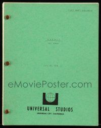 1d594 SMOKEY & THE BANDIT first draft script July 30, 1976, screenplay by Charles Shyer & Mandel!