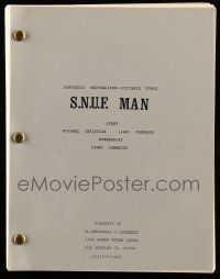 1d555 S.N.U.F. MAN script '80s unproduced screenplay by Libby Chambers!