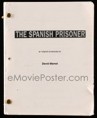 1d600 SPANISH PRISONER script '97 crime thriller screenplay by David Mamet!