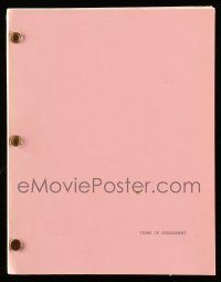 1d634 TERMS OF ENDEARMENT second draft script August 1981, screenplay by James L. Brooks!