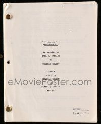 1d690 WITNESS revised draft script April 8, 1984, screenplay by Wallace & Kelley, Called Home!