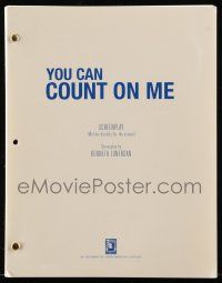 1d699 YOU CAN COUNT ON ME For Your Consideration script '99 screenplay by Kenneth Logerman!
