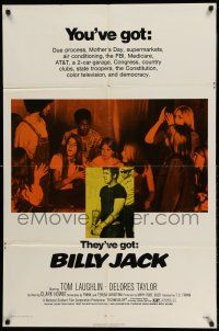 1f079 BILLY JACK 1sh '71 Tom Laughlin, Delores Taylor, most unusual boxoffice success ever!