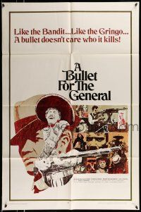 1f114 BULLET FOR THE GENERAL 1sh '68 spaghetti western, a bullet doesn't care who it kills!