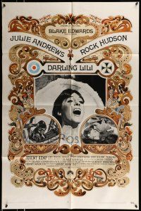 1f181 DARLING LILI 1sh '70 Julie Andrews, Rock Hudson, Blake Edwards, William Peter Blatty