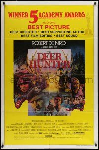 1f191 DEER HUNTER awards 1sh '78 directed by Michael Cimino, Robert De Niro, Jezierski artwork!