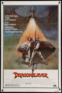 1f204 DRAGONSLAYER 1sh '81 in the Dark Ages, dragons were real, not a fantasy!