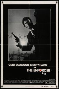 1f214 ENFORCER 1sh '76 photo of Clint Eastwood as Dirty Harry by Bill Gold!