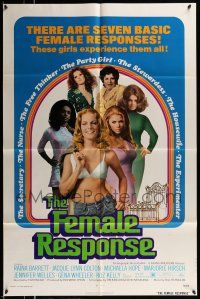 1f229 FEMALE RESPONSE 1sh '72 sexy Jennifer Welles & other sexy babes!