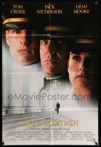 1f231 FEW GOOD MEN DS 1sh '92 best close up of Tom Cruise, Jack Nicholson & Demi Moore!