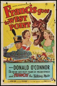 1f249 FRANCIS GOES TO WEST POINT 1sh '52 Donald O'Connor & wacky talking mule!