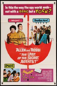 1f445 LAST OF THE SECRET AGENTS 1sh '66 Marty Allen & Steve Rossi tied up, Marty says Hello dere!