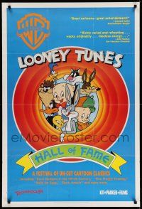 1f480 LOONEY TUNES HALL OF FAME 1sh '91 Bugs Bunny, Daffy Duck, Elmer Fudd, Porky Pig!