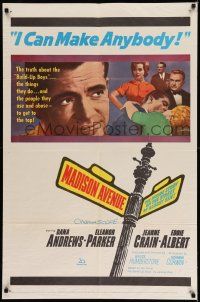 1f498 MADISON AVENUE 1sh '61 Dana Andrews wants Eleanor Parker to be nice to him!