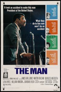 1f502 MAN 1sh '72 James Earl Jones as 1st pretend black U.S. President, written by Rod Serling!