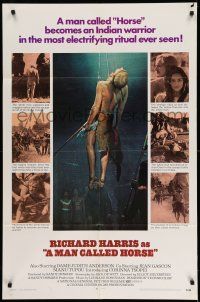 1f506 MAN CALLED HORSE 1sh '70 Richard Harris becomes Sioux Native American Indian warrior!