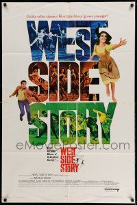 1f939 WEST SIDE STORY 1sh R68 Academy Award winning classic musical, Natalie Wood, Beymer!