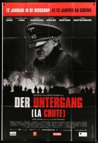 1g156 DOWNFALL DS Belgian 47x69 '05 Der Untergang, final days of World War II, Bruno Ganz as Hitler!