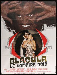 1g475 BLACULA French 1p '72 black vampire William Marshall is deadlier than Dracula, different!