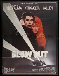 1g480 BLOW OUT French 1p '82 John Travolta, Nancy Allen, directed by Brian De Palma, different!