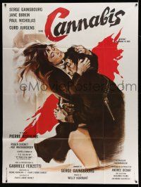 1g496 CANNABIS French 1p '70 marijuana drug movie, best sexy Georges Allard artwork!