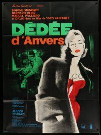 1g530 DEDEE D'ANVERS French 1p R60s Yves Allegret, great art of sexy Simone Signoret by Hurel!