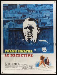 1g534 DETECTIVE French 1p '68 art of Frank Sinatra as gritty New York City cop by Boris Grinsson!