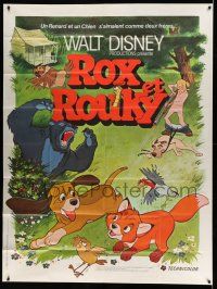 1g581 FOX & THE HOUND French 1p '81 two friends who didn't know they were supposed to be enemies!