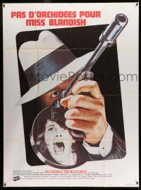1g599 GRISSOM GANG French 1p '71 Robert Aldrich, Kim Darby, different image of gangster with gun!