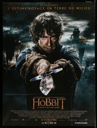 1g613 HOBBIT: THE BATTLE OF THE FIVE ARMIES advance French 1p '14 Martin Freeman as Bilbo Baggins!
