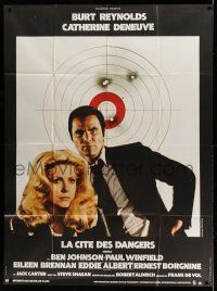 1g623 HUSTLE French 1p '76 Robert Aldrich, Burt Reynolds & sexy Catherine Deneuve by target!