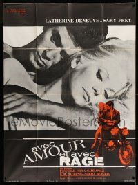1g659 LA COSTANZA DELLA RAGIONE French 1p '64 sexy romantic c/u of Catherine Deneuve & Sami Frey!