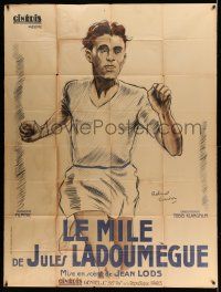 1g680 LE MILE DE JULES LADOUMEGUE French 1p '32 Coudon art of the famous middle-distance runner!