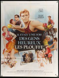 1g687 LES PLOUFFE French 1p '81 Gilles Carle Canadian melodrama, great montage art by Michel Landi!