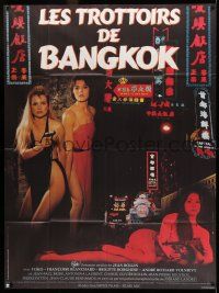1g689 LES TROTTOIRS DE BANGKOK French 1p '84 sexy Thai prostitutes with guns walk the sidewalks!