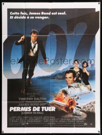 1g691 LICENCE TO KILL French 1p '89 Timothy Dalton as James Bond, he's out for revenge!