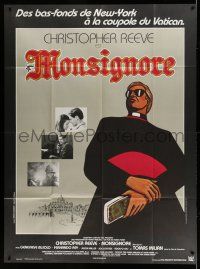 1g729 MONSIGNOR French 1p '82 Christopher Reeve, Bujold, different Selesneff & Philippe art!