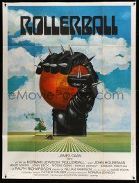 1g803 ROLLERBALL French 1p '75 cool completely different artwork by Jouineau Bourduge!