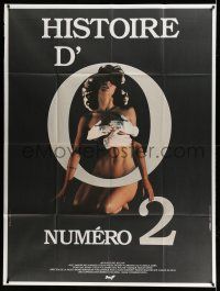 1g853 STORY OF O: PART II French 1p '84 directed by Eric Rochat, wild sexy image of naked girl!