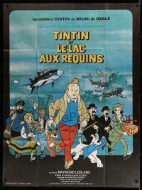 1g879 TINTIN & THE LAKE OF SHARKS French 1p R70s Belgian cartoon character created by Herge!
