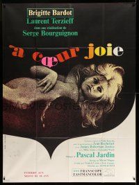 1g898 TWO WEEKS IN SEPTEMBER French 1p '67 A Coeur Joie, sexy naked Brigitte Bardot in love!