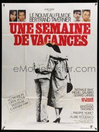 1g917 WEEK'S VACATION French 1p '80 Bertrand Tavernier's Une Semaine De Vacances, Ferracci art!