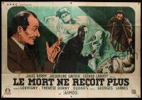 1g363 LE MORT NE RECOIT PLUS French 2p '44 directed by Jean Tarride, cool crime art by Segogne!