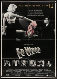 1g257 ED WOOD Italian 1p '95 Tim Burton, Johnny Depp as the worst director ever, mostly true!