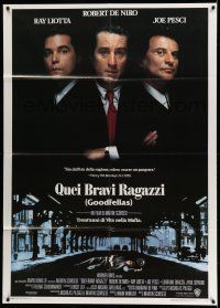 1g273 GOODFELLAS Italian 1p '90 Robert De Niro, Joe Pesci, Ray Liotta, Martin Scorsese classic!