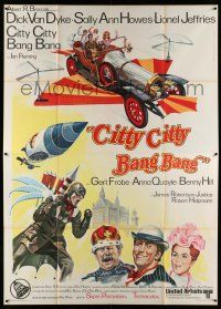 1g198 CHITTY CHITTY BANG BANG Italian 2p '69 Dick Van Dyke, Sally Ann Howes, art of flying car!