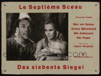 1g145 SEVENTH SEAL Swiss LC '59 Ingmar Bergman's Det Sjunde Inseglet, Bibi Andersson