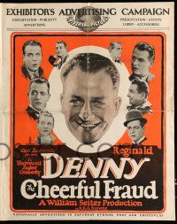 1g062 CHEERFUL FRAUD pressbook '26 Reginald Denny is an English Lord who goes undercover for love!