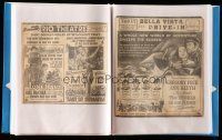 1h084 LOT OF 1 FAN SCRAPBOOK OF UNIVERSAL 1950-59 NEWSPAPER ADS '50-59 great movie images!
