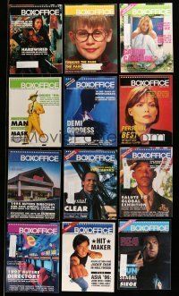 1h090 LOT OF 20 1990S BOX OFFICE EXHIBITOR MAGAZINES '94-97 filled w/ movie images & information!